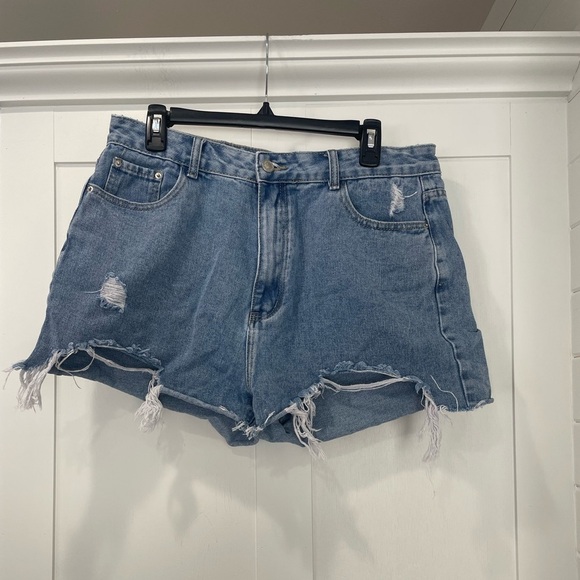 Princess Polly Jean Shorts Size 10 - Picture 1 of 3